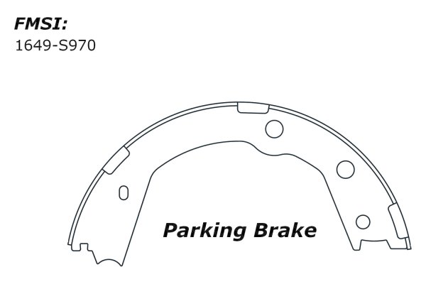 Centric® - Parking Brake Shoes