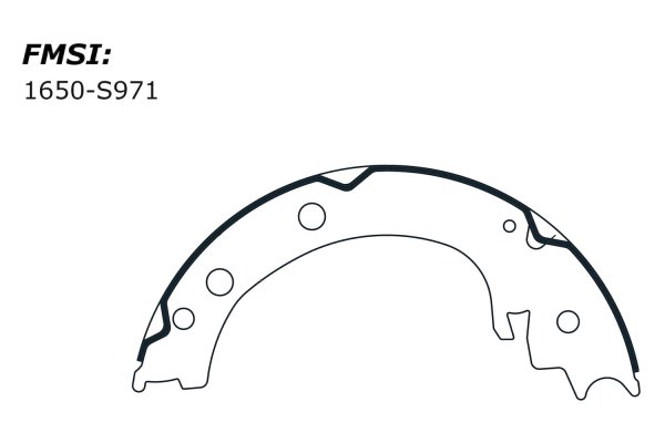 111.04190 Centric Brake Shoe Sets 2-Wheel Set Front or Rear New for Chevy J20