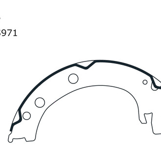 Centric® - Premium Parking Brake Shoes