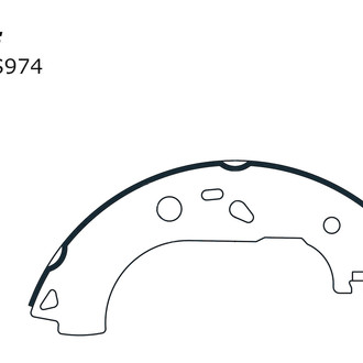 Centric® - Premium Drum Brake Shoes