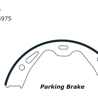 Centric® - Premium Parking Brake Shoes