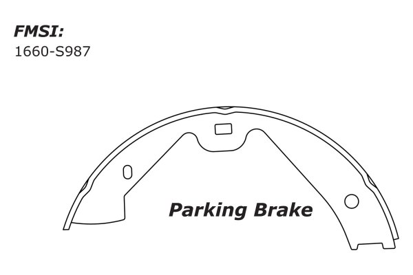 Centric® - Parking Brake Shoes