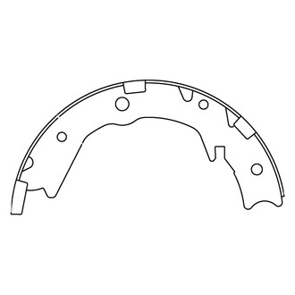 Centric® - Premium Rear Parking Brake Shoes