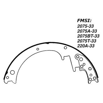 Centric® - Heavy Duty Drum Brake Shoes