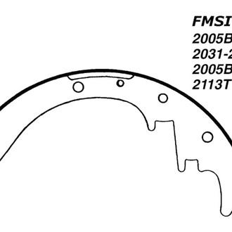 Centric® - Heavy Duty Front Drum Brake Shoes
