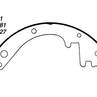 Centric® - Heavy Duty Drum Brake Shoes