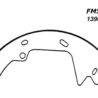 Centric® - Heavy Duty Rear Drum Brake Shoes