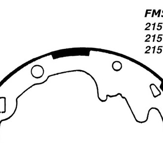 Centric® - Heavy Duty Drum Brake Shoes