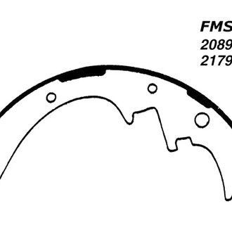 Centric® 112.05810 - Heavy Duty Rear Drum Brake Shoes