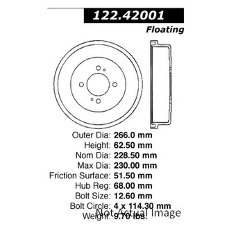 Centric® - Premium Brake Drum