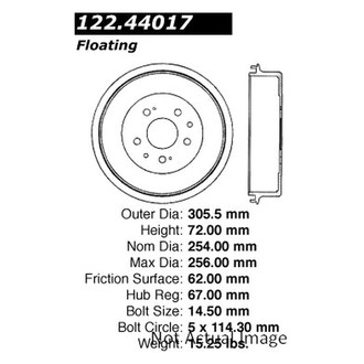 Centric® - Premium Brake Drum