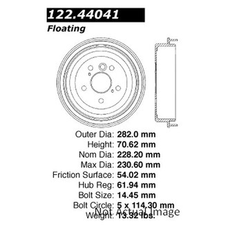 Centric® - Premium Brake Drum