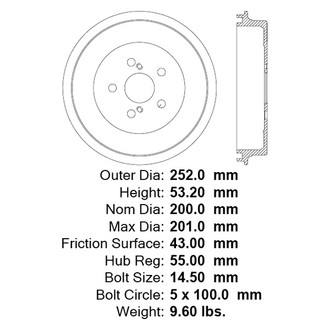 Centric® - Premium Brake Drum