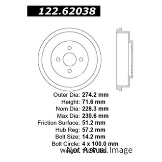 Centric® - Premium Brake Drum