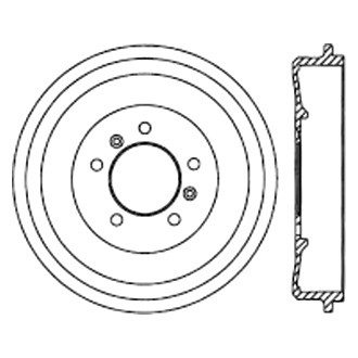 Centric® - Premium Rear Brake Drum