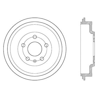 Centric® - C-Tek™ Standard Rear Brake Drum