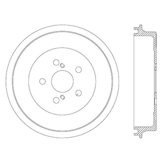 Centric® - C-Tek™ Standard Rear Brake Drum
