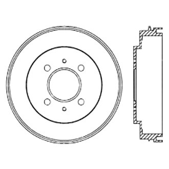 Centric® - C-Tek™ Standard Rear Brake Drum