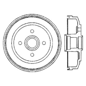 Centric® - C-Tek™ Standard Rear Brake Drum