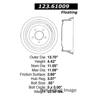 Centric® - C-Tek™ Standard Brake Drum