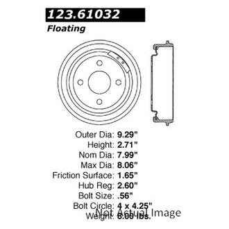 Centric® - C-Tek™ Standard Brake Drum