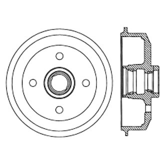 Centric® - C-Tek™ Standard Rear Brake Drum