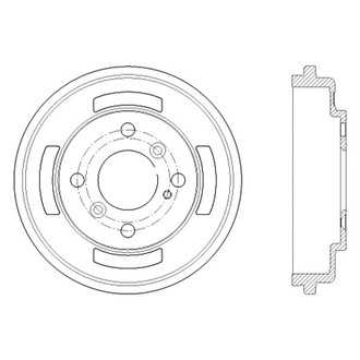 Centric® - C-Tek™ Standard Brake Drum