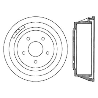 Centric® - C-Tek™ Standard Front Brake Drum