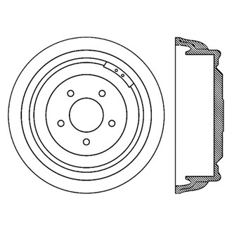 Centric® - C-Tek™ Standard Rear Brake Drum