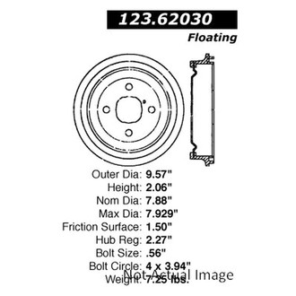 Centric® - C-Tek™ Standard Brake Drum