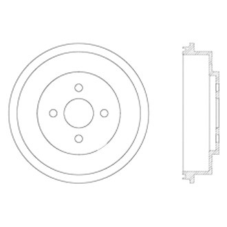 Centric® - C-Tek™ Standard Brake Drum