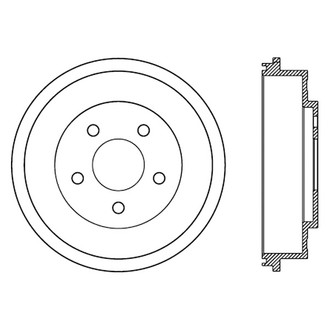 Centric® - C-Tek™ Standard Brake Drum