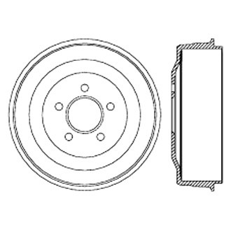 Centric® - C-Tek™ Standard Brake Drum
