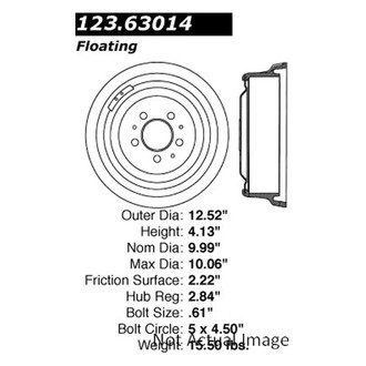 Centric® - C-Tek™ Standard Brake Drum