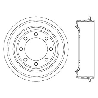 Centric® - C-Tek™ Standard Brake Drum