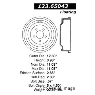 Centric® - C-Tek™ Standard Brake Drum