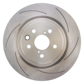 Centric® - C-Tek™ Standard Slotted Vented Rear Passenger Side Brake Rotor