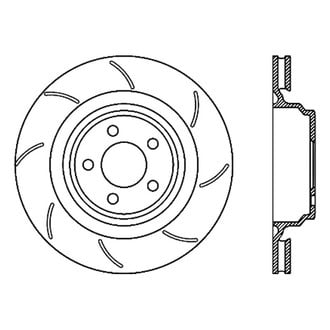 Centric® - C-Tek™ Standard Slotted Vented Rear Brake Rotor