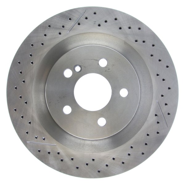 Centric® - C-Tek™ Standard Drilled and Slotted 1-Piece Rear Brake Rotor