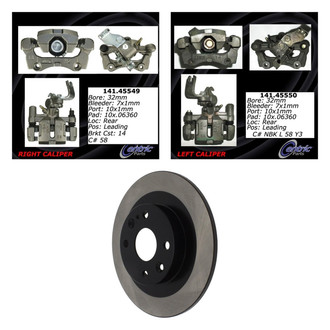 Centric® - Semi Loaded Brake Caliper Kit