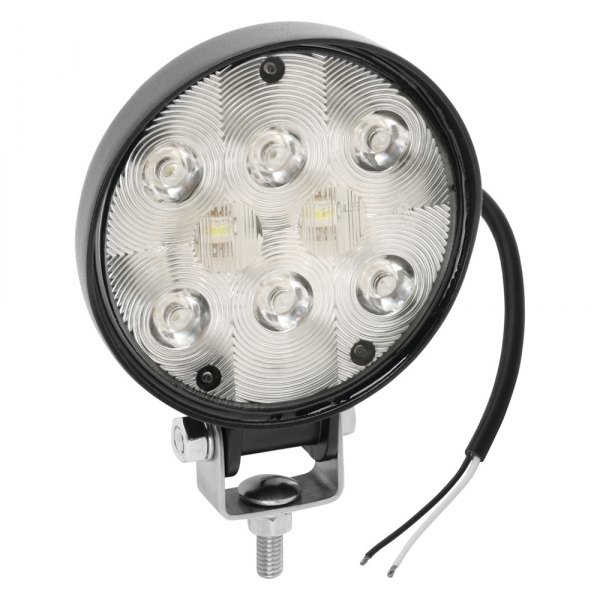 Wesbar® - Round LED Auxiliary Work Light (W/O Coiled Cord and Magnetic Base, Eight Diodes)