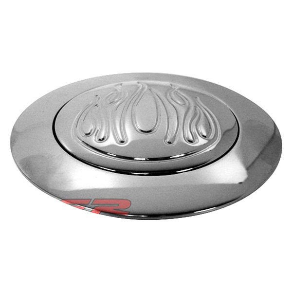 CFR Performance® - Flame Style Chrome Steering Wheel Horn Button