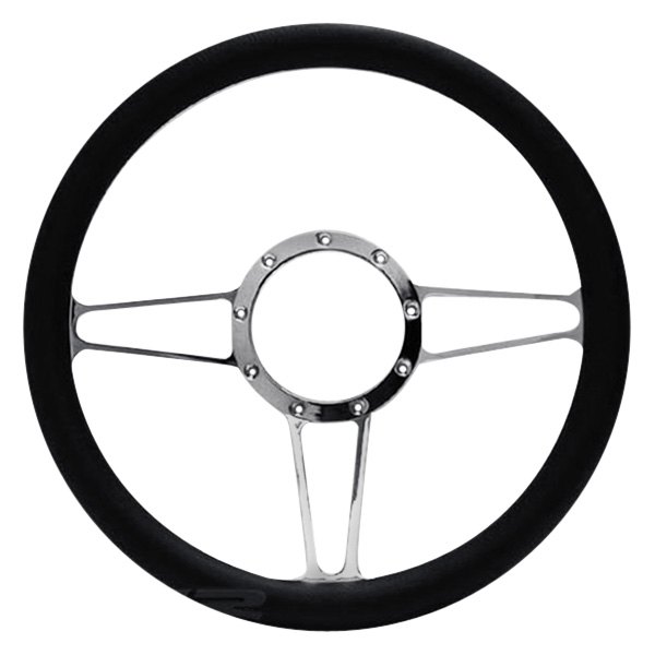 CFR Performance® - 3-Spoke Billet Aluminum Chrome Style 6 Steering Wheel