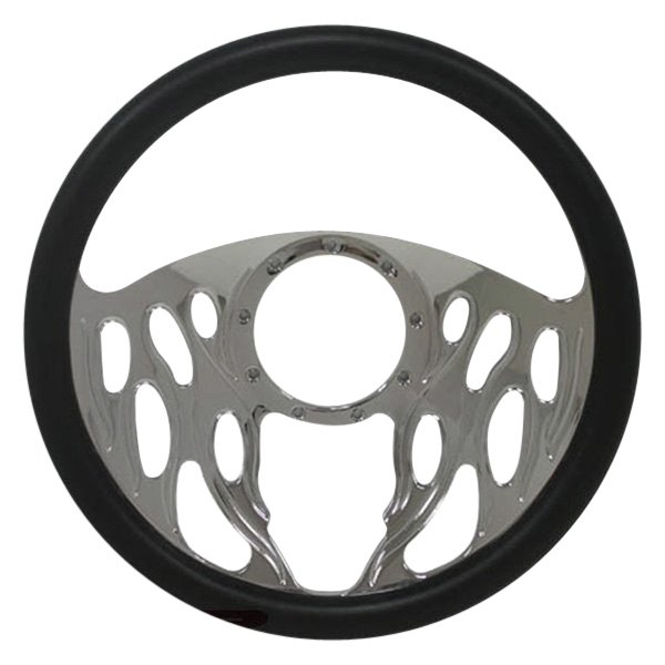CFR Performance® - 2-Spoke Billet Aluminum Chrome Style 10 Steering Wheel