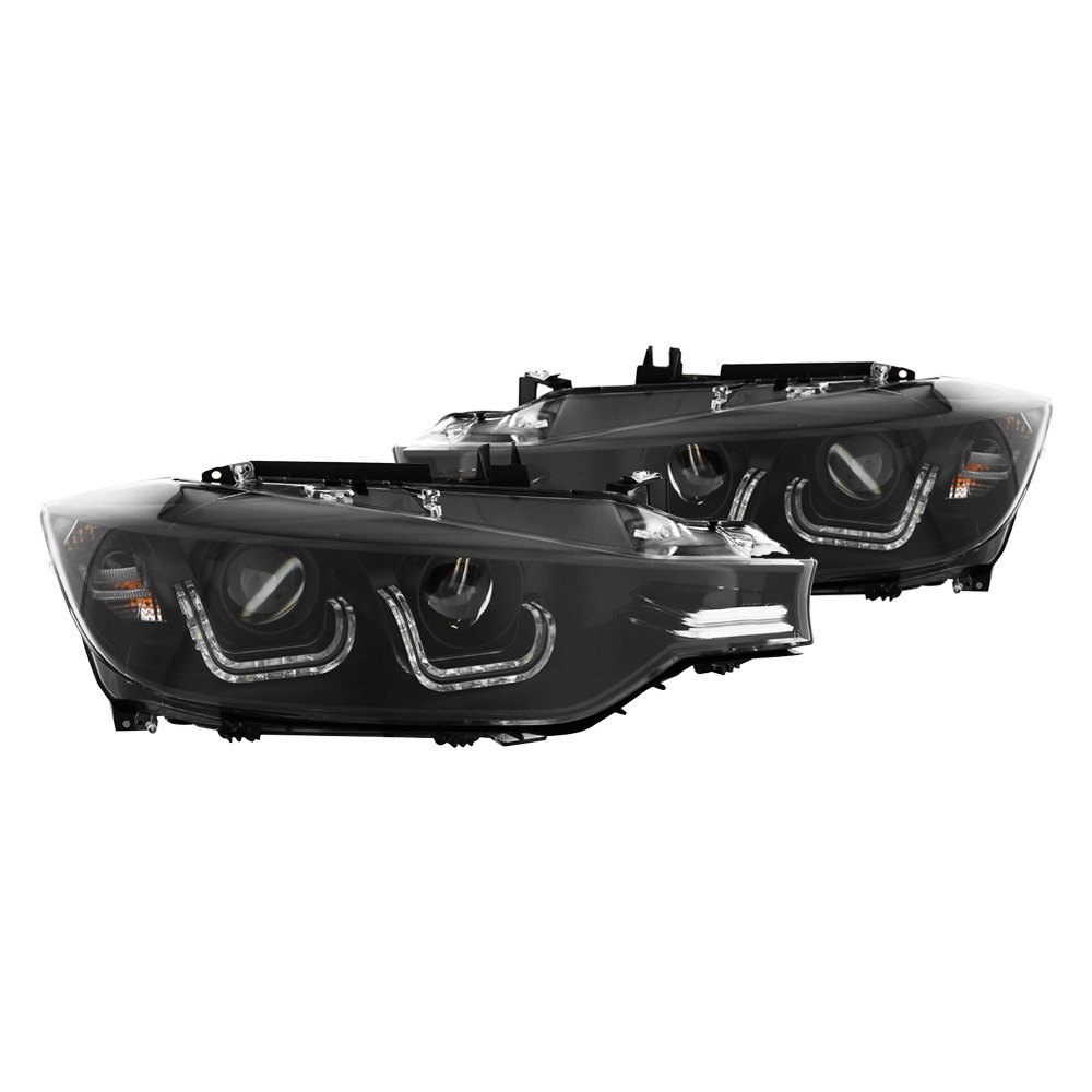 Cg® 02 Az B312 Pbc 4d U P Hid Black Led Drl Bar Projector Headlights