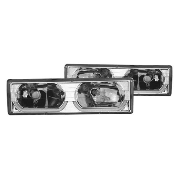 CG® - Chrome LED DRL Bar Euro Headlights
