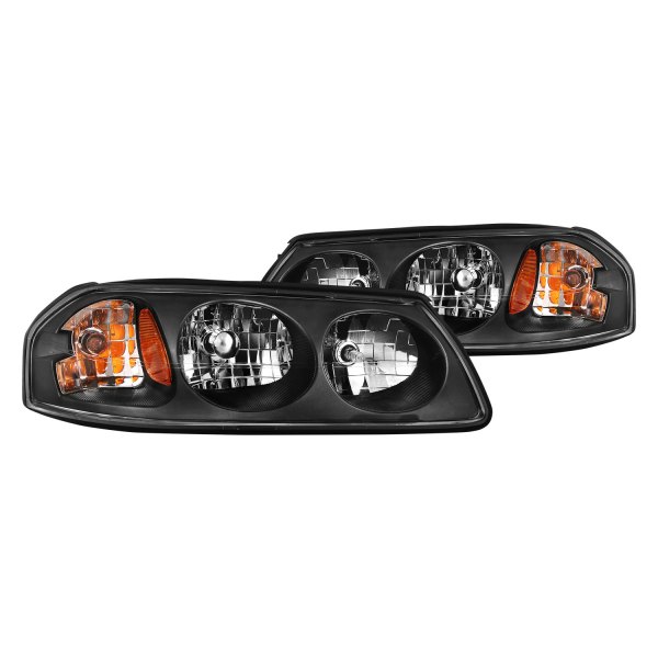 CG® - Black Euro Headlights, Chevy Impala
