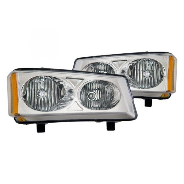 CG® - Chrome Euro Headlights, Chevy Silverado