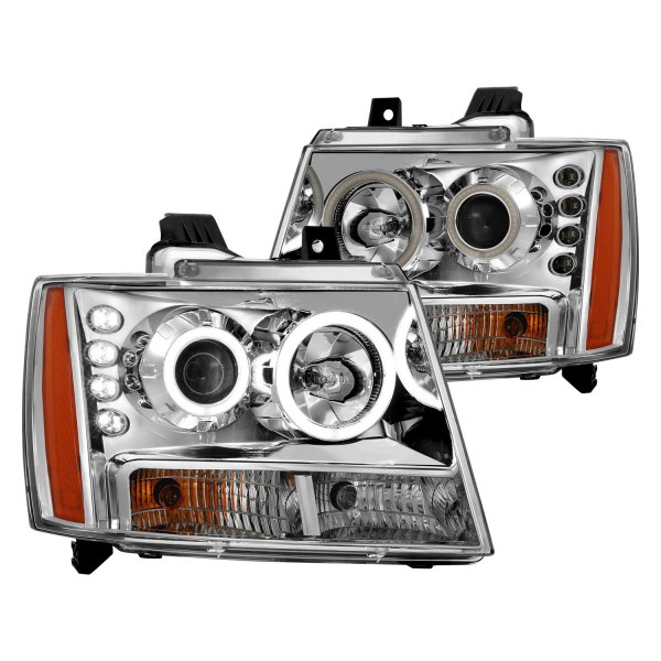 CG® - Chrome Halo Projector Headlights with LED DRL