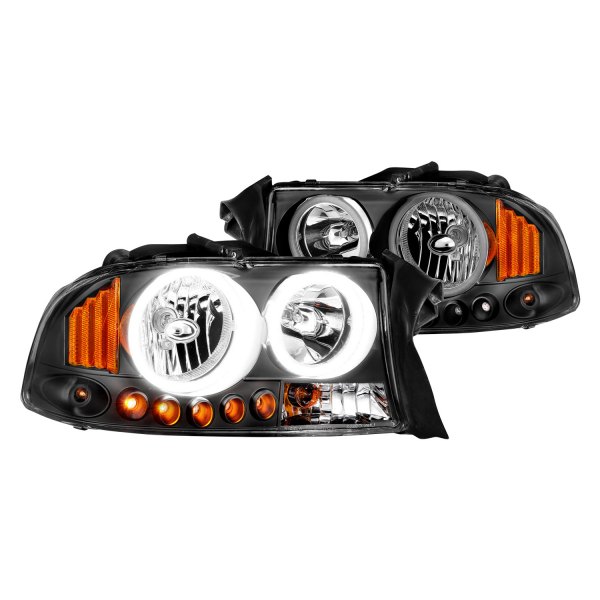 CG® - Black Halo Euro Headlights with Parking LEDs